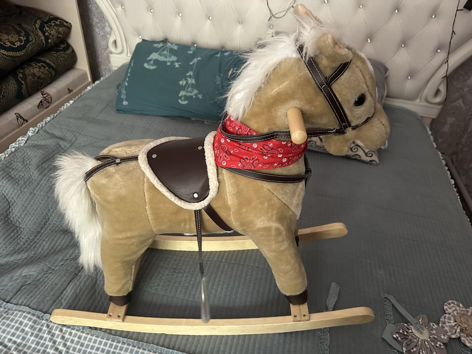 Жылқы Конь лошадка деревянный