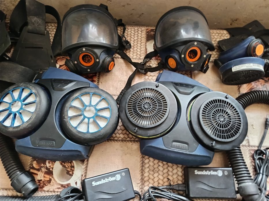 Set Sundstrom SR 500 cu cască SR 575 protecție respiratorie masca