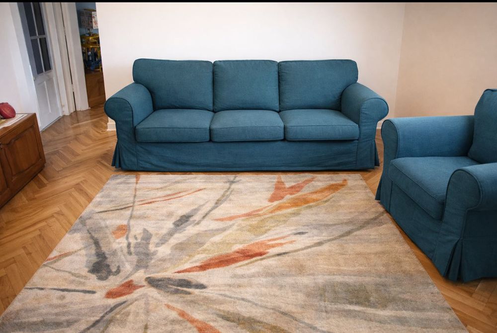 IKEA EKTORP – диван + 2 кресла | 2 комплекта калъфи