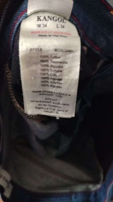 Blugi Kangol. W34 L34