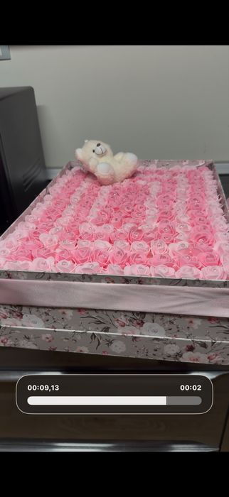 Vand buchet imens de trandafiri din sapun, cu usulet