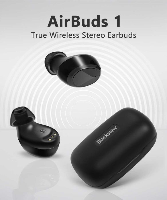 беспроводные наушники Blackview TWS BT AirBuds 1 Black
