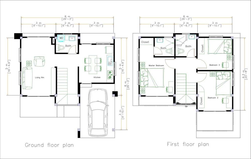 НА ИЗПЛАЩАНЕ - Двуетажна сглобяема къща с 3 спални, 102 кв. м