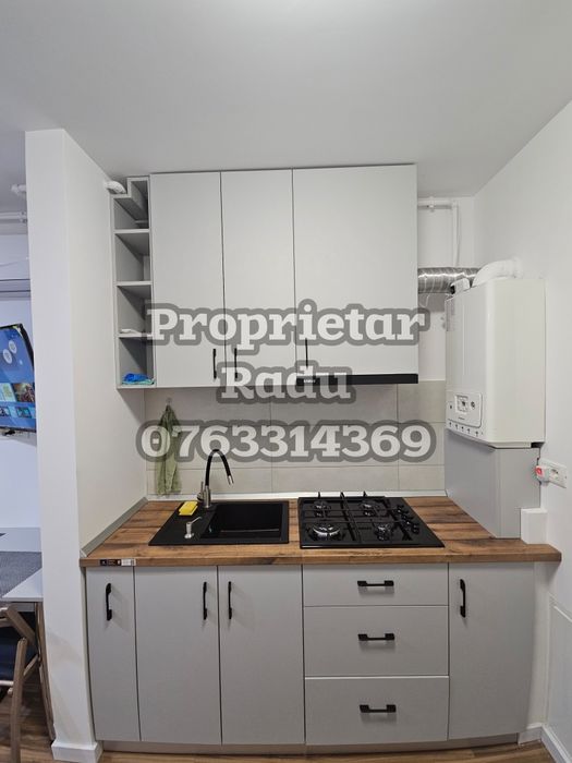 Apartament studio 43mp 650m de metrou, centrală, totul nou