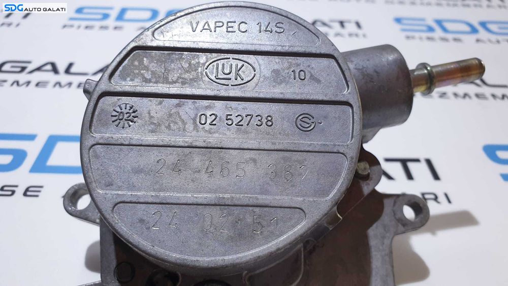 Pompa Vacuum Vacum Opel Vectra B 2.2 DTI 1996 - 2003 Cod 24465382 0252738 24406132 [A0535]