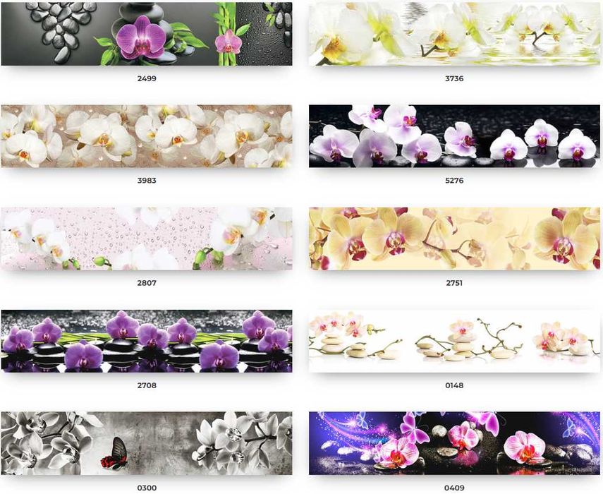 Кухонный фартук на стену, Кухонный гарнитур, Стеновая панель, Скинали