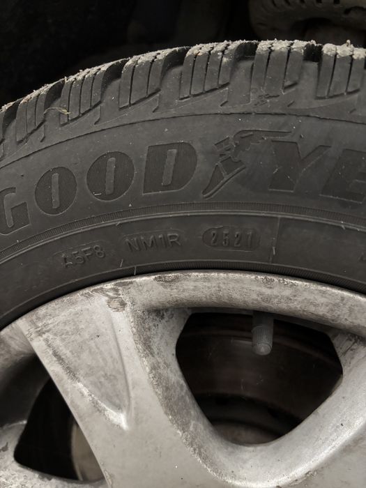Pachet jante + anvelope vara Dunlop si iarna Goodyear 185 60 R14