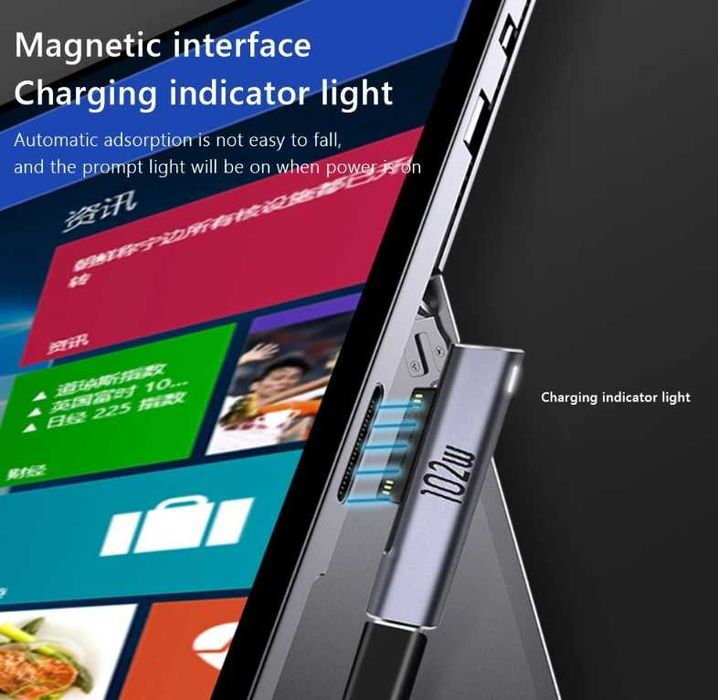 Mufa , adaptor alimentare Surface Pro 3 4 5 6 Go Surface Book 1 2 3