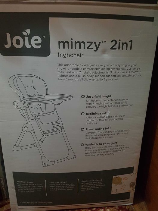 Vand scaun de masa Joie