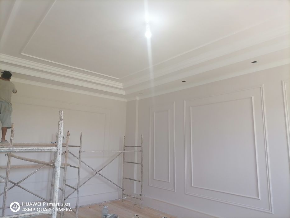 ремонт ишларини кламиз.   обой кафел ламинант.  малярка хизматлари