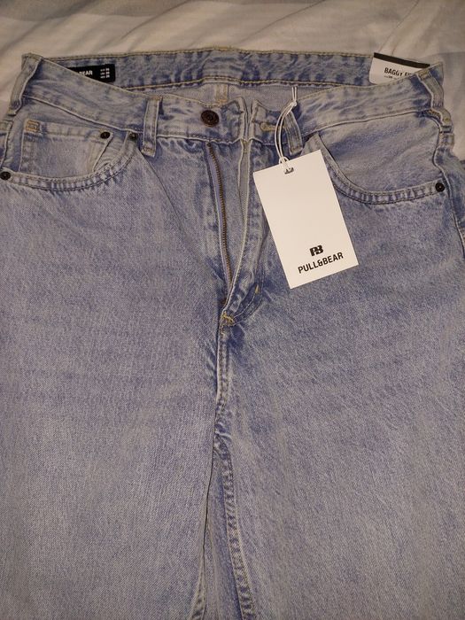 Baggy Jeans Pull&Bear - light blue denim
