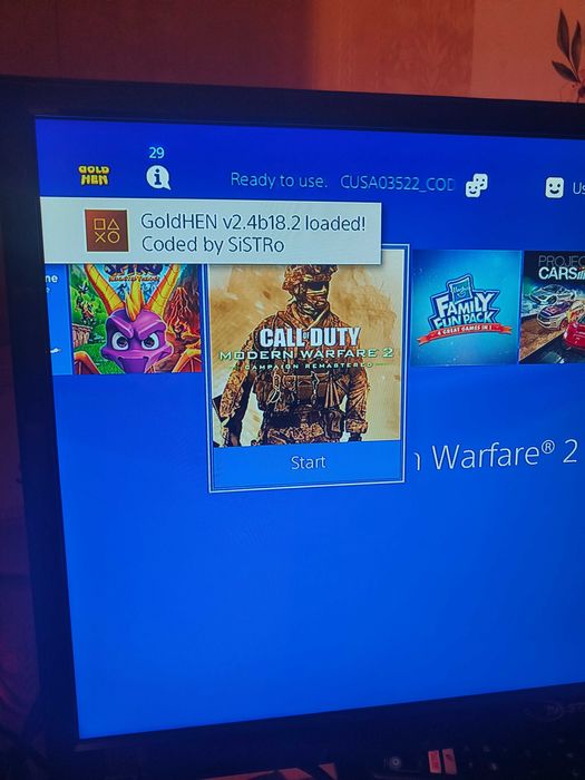 1Г Гаранция ! PlayStation 4 PS4 Pro 1TB SW 9.60 Sony плейстейшън игра