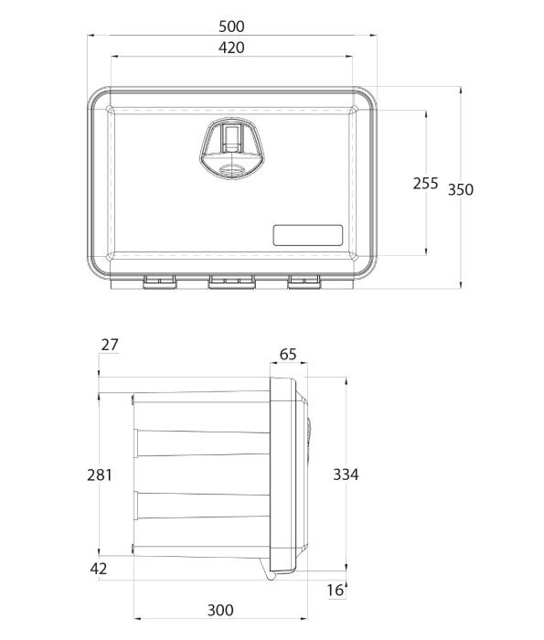 Cutie de scule ,lada de scule, cutie alimente, lada alimente - DAKEN