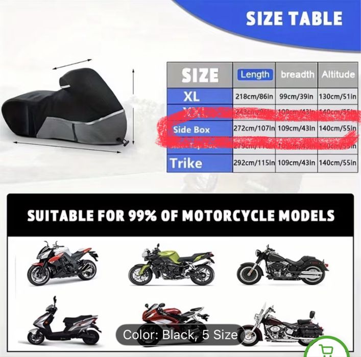 Покривало за мотор