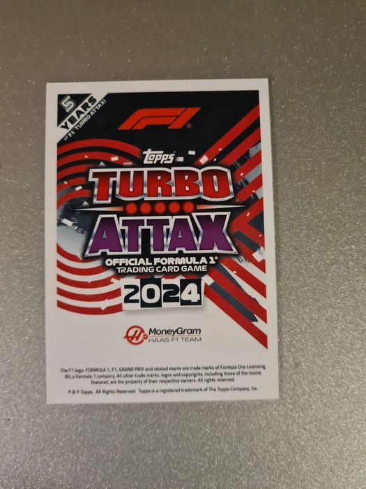 Карта Turbo Attax 2024