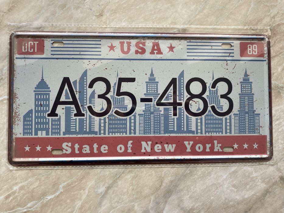 Декоративные номерные знаки