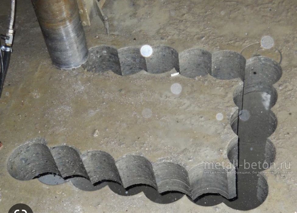 Алмазное сверление бурение