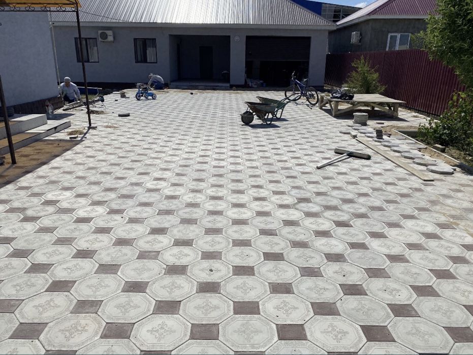 Брусчатка плитка бордюр бетонный