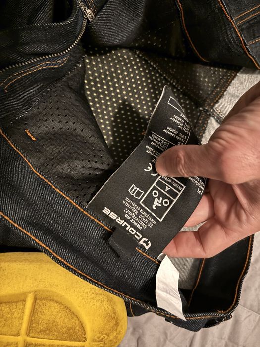 Pantaloni moto course masura 34/32 protectii genunchi si sold