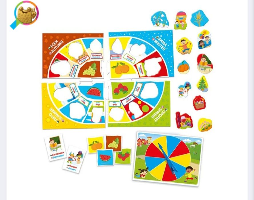 Образователна игра Sapientino Месеци и сезони за деца 5–7 години