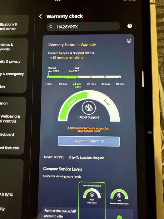 Lenovo Yoga Tab Plus 16GB / 512GB + Keyboard + Pen Pro