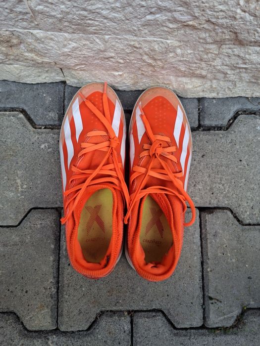 Ghete fotbal / turf Adidas X Crazyfast League TF – Mărimea 37 1/3