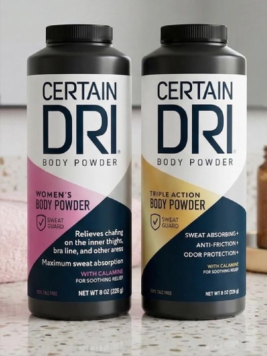 Присыпка Certain DRI Body Powder (США) — От пота и раздражений