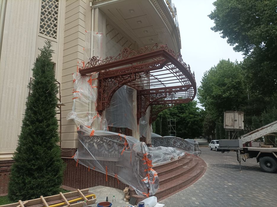 Darvoza reshotka va. Perila ranglab beramiz