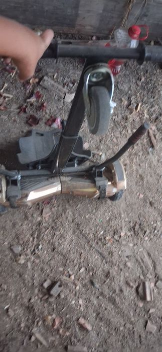 Hoverboard auriu + Scaun Hoverkart RCB + Încărcător original – Stare impecabilă