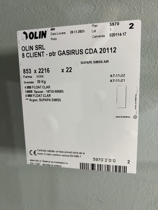 Sticla geam termopan