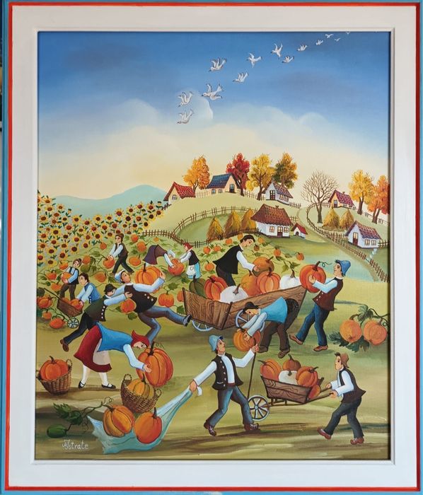 Tablou arta naiva Maricela Istrate