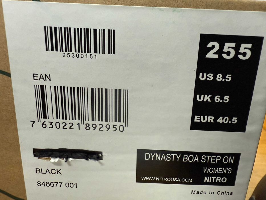 boots nitro dynasty boa step on mondo 25,5 europa 40,5
