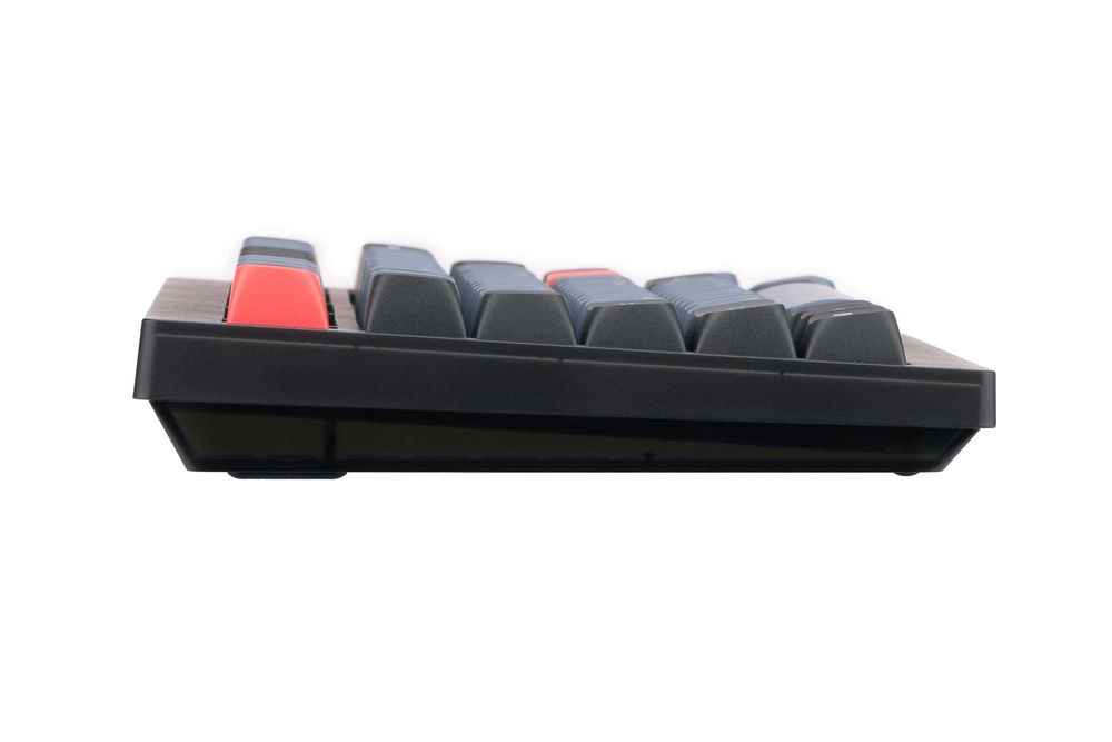 }Keychron V1 ANSI 75% 84 Key Frosted Black Full Assembled Knob Switch