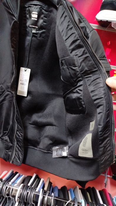 Оригинално яке бомбер G-Star Raw G-A1  M  нов черен мъжки