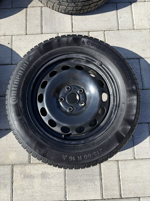 Jante tabla r16 gama Vag 5x112 cauciucuri de iarna Continental