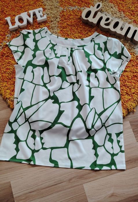 Bluză Nouă  Elegantă cu print Abstact