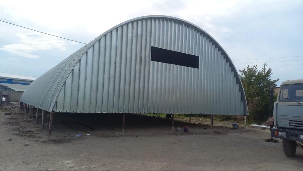 Бескаркасные Ангары