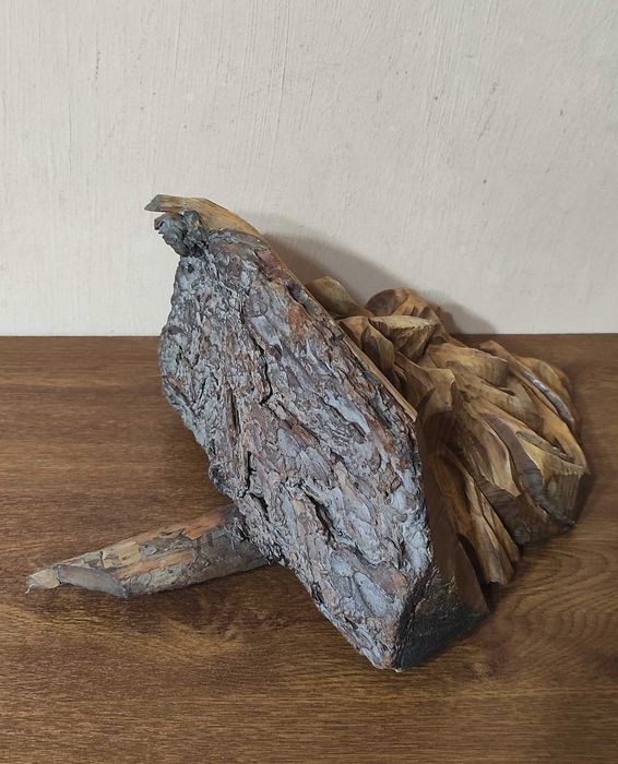 Sculptură de lemn - moș