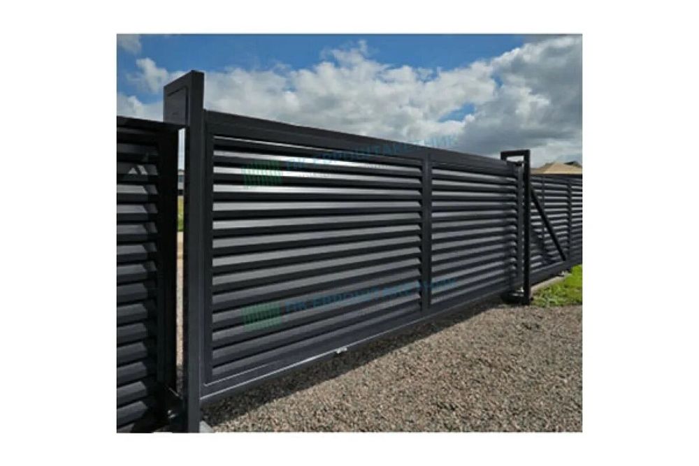 Откатные ворота.