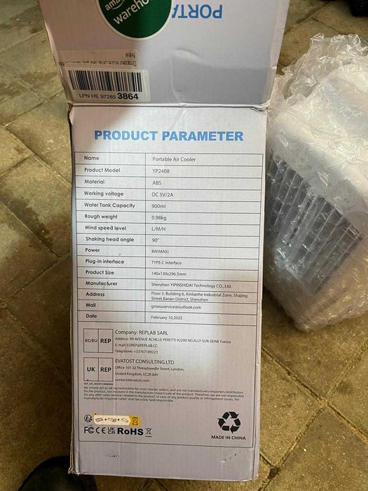 Aer conditionat  portabil 4-în-1 (resigilat)