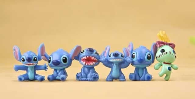 Голям Комплект Фигурки Лило и Стич, 12 броя Фигурки Stitch за торта