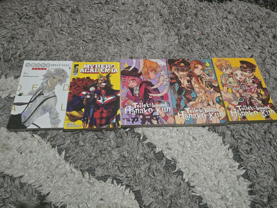 bungo stray dogs vol1 si toilet-bound hanako-kun vol5,6,10 si MHA vol1