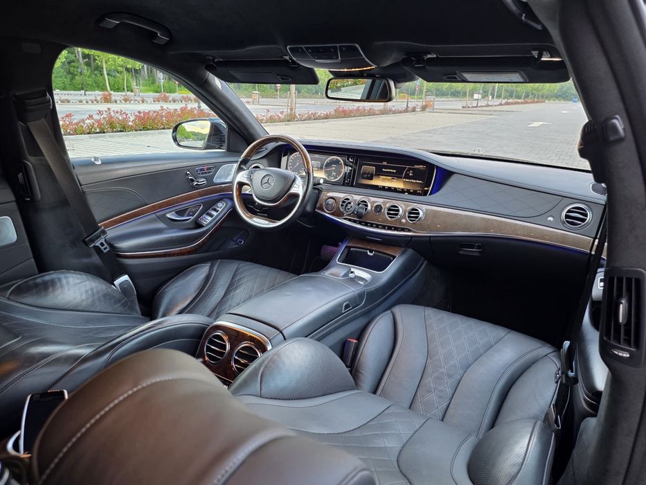 Mercedes s350 long proprietar impecabila estetic si tehnic ventilatie masaj tv/dvd soft close night vision