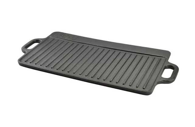 Placa / plita grill BBQde fonta cu două suprafețe 51x24cm, noua