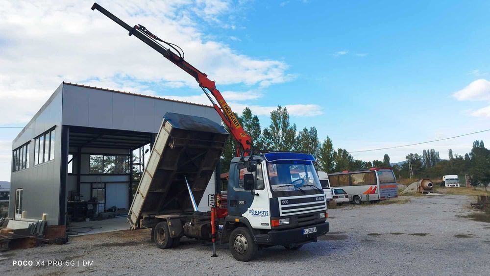 Услуги с багер, самосвал с кран