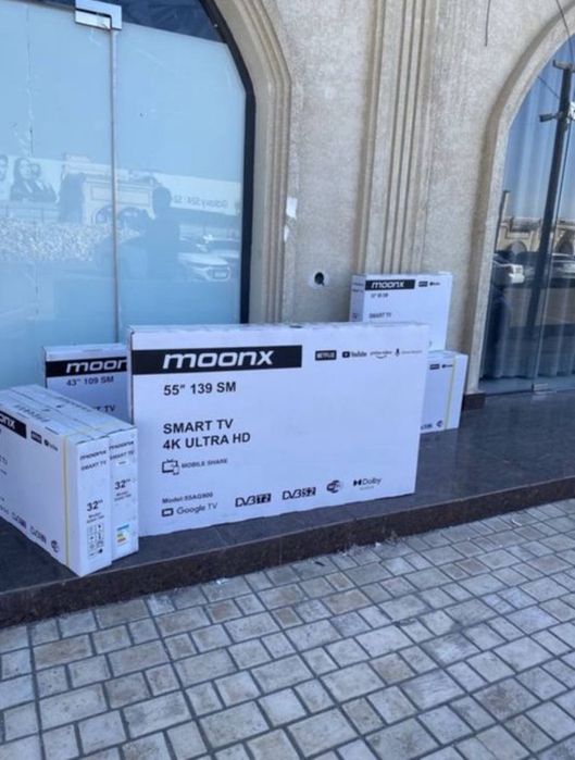 Телевизоры Moonx 32M850 2 пултовые (даставка бесплатно)