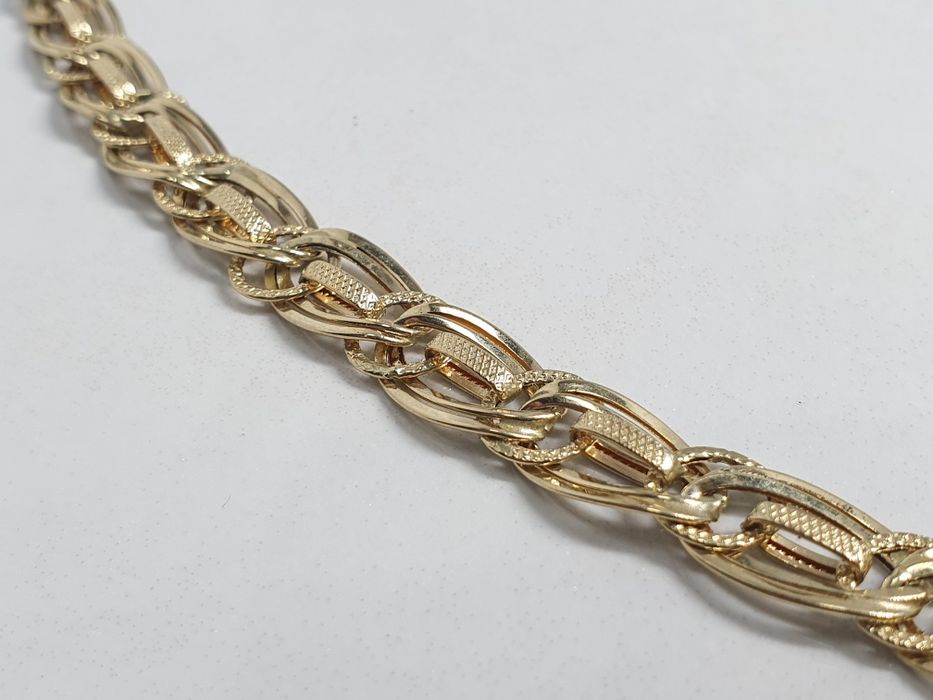 Lanț de damă din aur de 14K – lungime 52 cm, gramaj 15,54 g