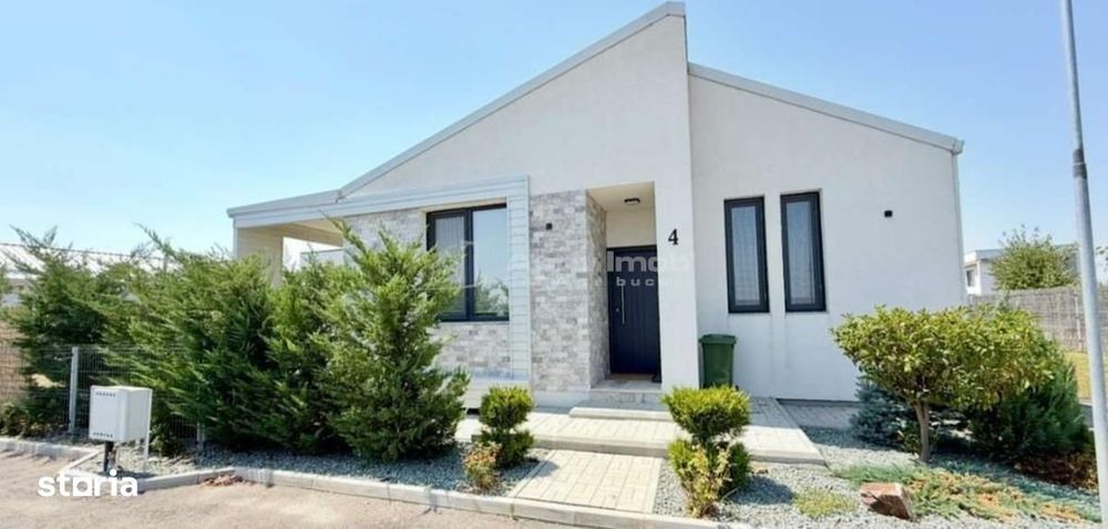 Casa parter moderna - Ostratu - 4 camere - 2 bai - 90mp - 390mp curte