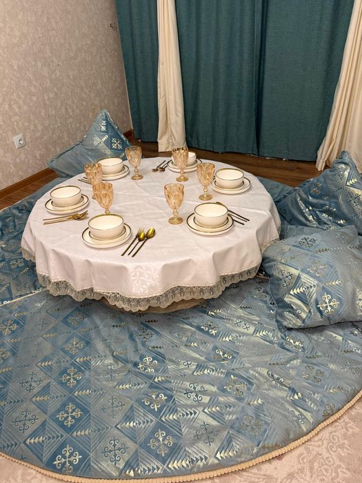 Аренда стол! Көрпеше, стол, посуда