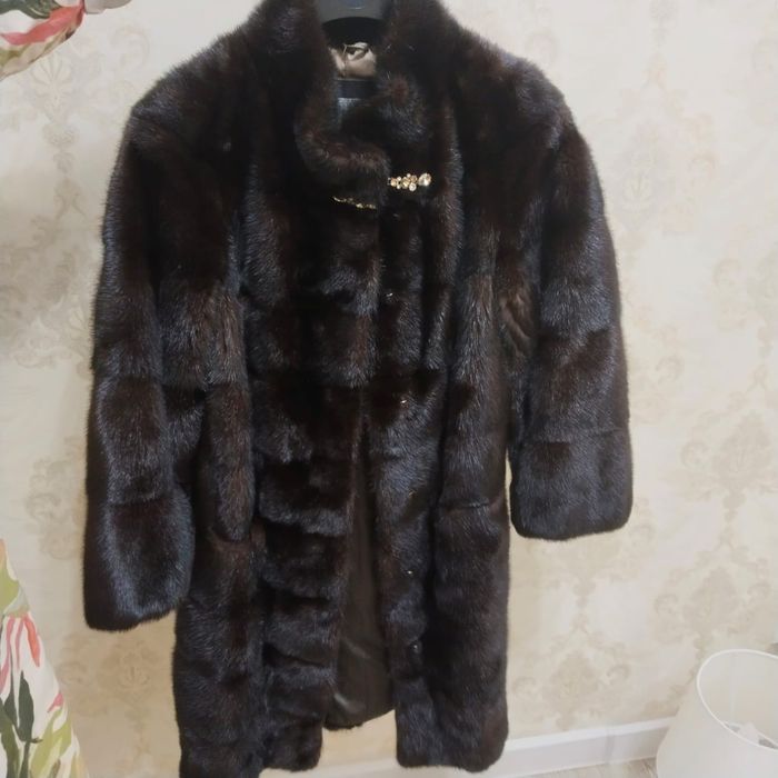 Норковая шуба до колен
